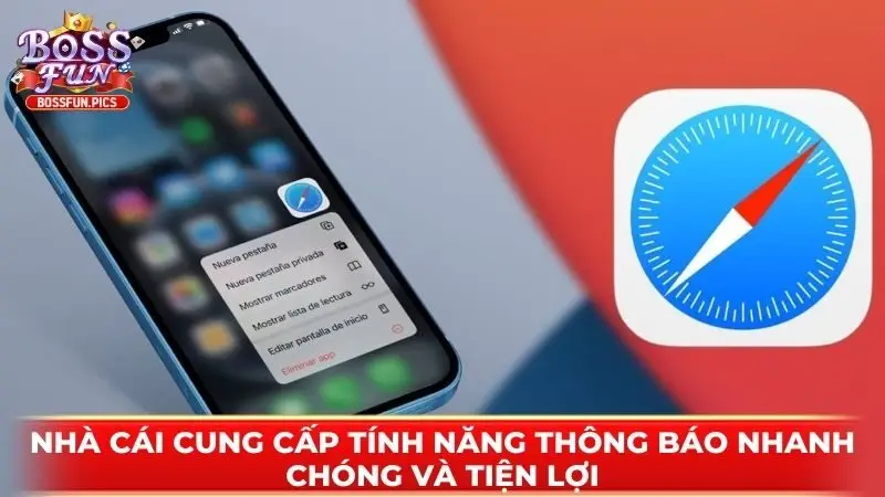 Nhà cái cung cấp tính năng thông báo nhanh chóng và tiện lợi Nhà cái cung cấp tính năng thông báo nhanh chóng và tiện lợi